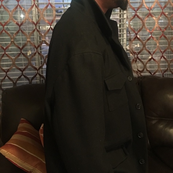 Calvin Klein Mens Wool Blend Winter Pea Coat - Picture 5 of 8